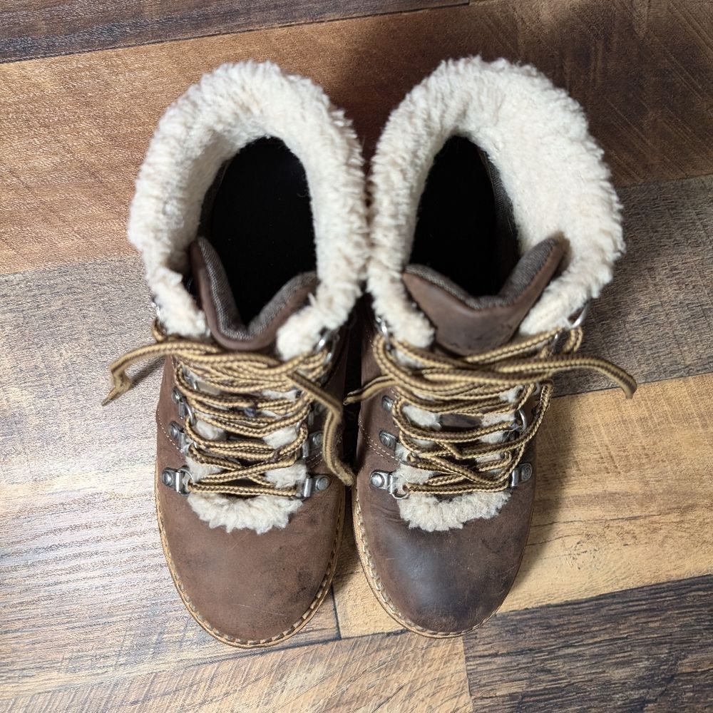 Alpine Design Holly 2.0 Winter Snow Boots Lined Leather Thick Rubber Sole - Picture 5 of 14
